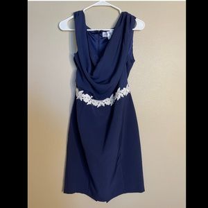 Navy Paper Dolls Dress Size 16